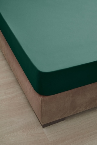 Özdilek Fitted Lastikli Tek Kişilik Çarşaf Seti 100x200 -zümrüt