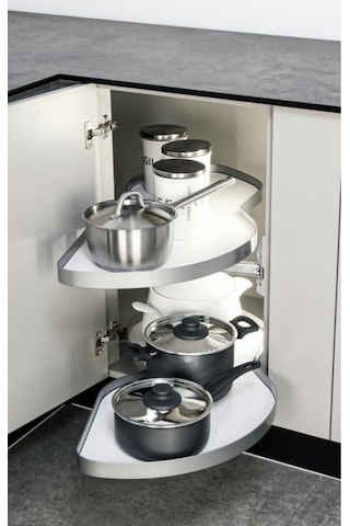 Hafele Moveboard Köşe Kiler Mekanizması Sağ Gri