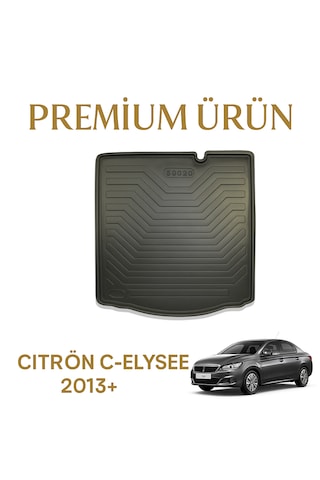 Citroën C-elysée 2013+ Uyumlu 3d Bagaj Havuzu Premium