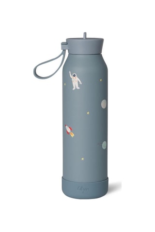 Citron 3 Katmanlı Paslanmaz Çelik Termos Seti 500 Ml - Spaceship Mavi