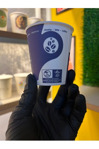 Üreticiden 1500 Adet Tek Kullanımlık Koli Kalın 7 Oz Vending Büyük Boy Karton Bardak Desenli Akıtmaz