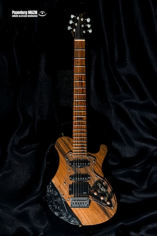 Elektro Gitar Custom Epoksi & Yıllanmış Ağaç Kişiye Özel Suhr Burst