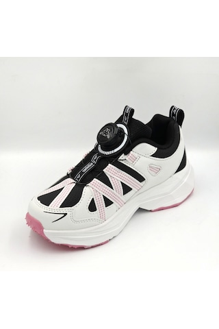 Kappa Kp-4060f Beyaz Siyah Makara Bağıklı Kız Çocuk Sneaker Spor Ayakkabı