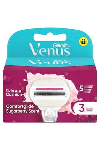 Gillette Venus Comfort Glide Sugarberry Yedek Başlık 3'lü