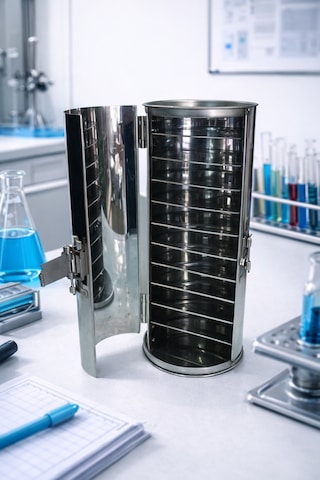 Petri Sterilize Kabı Raflı Paslanmaz Çelik Laboratuvar İçin