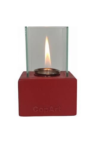 Muko Kırmızı Biyoetanol Masaüstü Şömine - 1 Lt Copart Yakıt Hediye