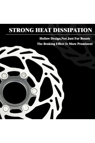 Ebitda Racework Rs6 Dağ Bisikleti Diskler, 160mm Gümüş, Orta Kilitli Gümüş