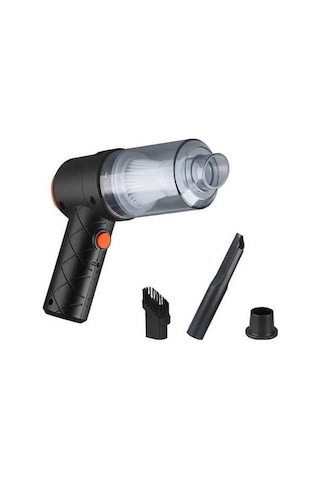 Dancemonkey St-6644 Kompakt Vakumlu Üflemeli Mini Araç Süpürgesi Siyah