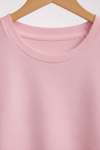 Ss Sinser Kız Çocuk Tişört Ve Şort %100 Pamuk Yazlık Rahat Kalıp Baskılı T-shirt Çocuk Kombin Alt - Üst Çocuk Takım Renk:pembe