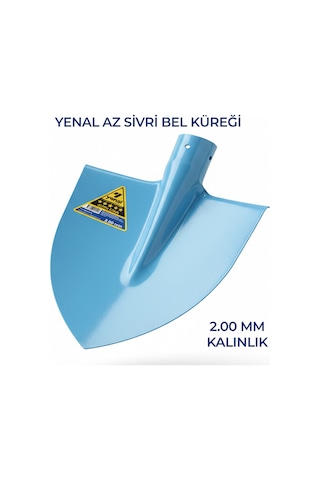 Ultra Çelik Az Sivri Bel Küreği 35 Cm 22 Cm Geniş Sap Hariç Kolay Kullanım Uzun Ömürlü