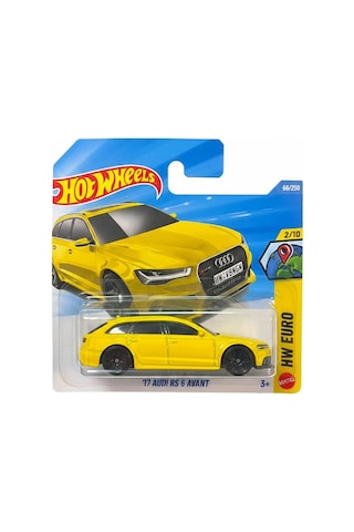 Hot Wheels Hw Euro 17 Audi Rs 6 Avant Jjj33 Sarı