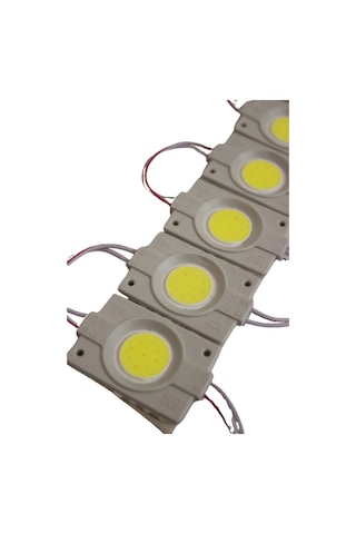 12 Volt 2.4 Watt Tekli Su Geçirmez Modül Led Beyaz (10 Adet)