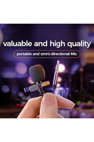 Joyroom Jr-lm1 Taşınabilir Mini Doğru Ses Alıcı Yaka Yaka Mikrofonu