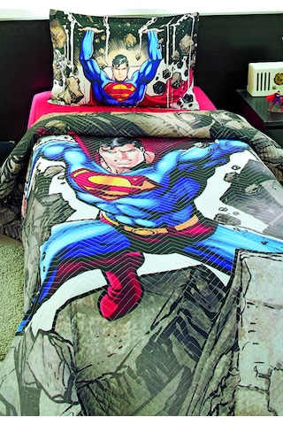 Özdilek Superman Stone Tek Kişilik Lisanslı Kapitone Çocuk Nevresim Takımı 42921