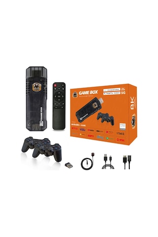 Ultratekno 5G 8K Ultra HD 64 GB Tv Box + Game Box + Android TV + Oyun Konsolu (İthalatçı Garantili)