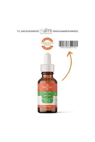Doğal Eczane Leke Karşıtı ve Cilt Tonu Eşitleyici Peeling Serum 30 ML