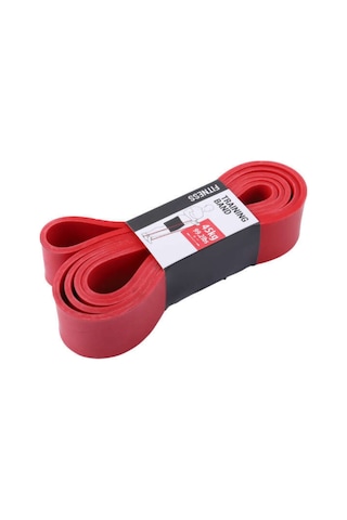 Direnç Lastiği - Direnç Bandı - Fitness Bandı - Fitness Lastiği - Crosstraining Lastiği - Zor Seviye Kırmızı