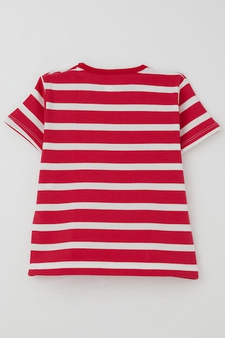 Breeze Kız Çocuk Tişört Patlı Çizgili 1-4 Yaş, Fuşya Fusya