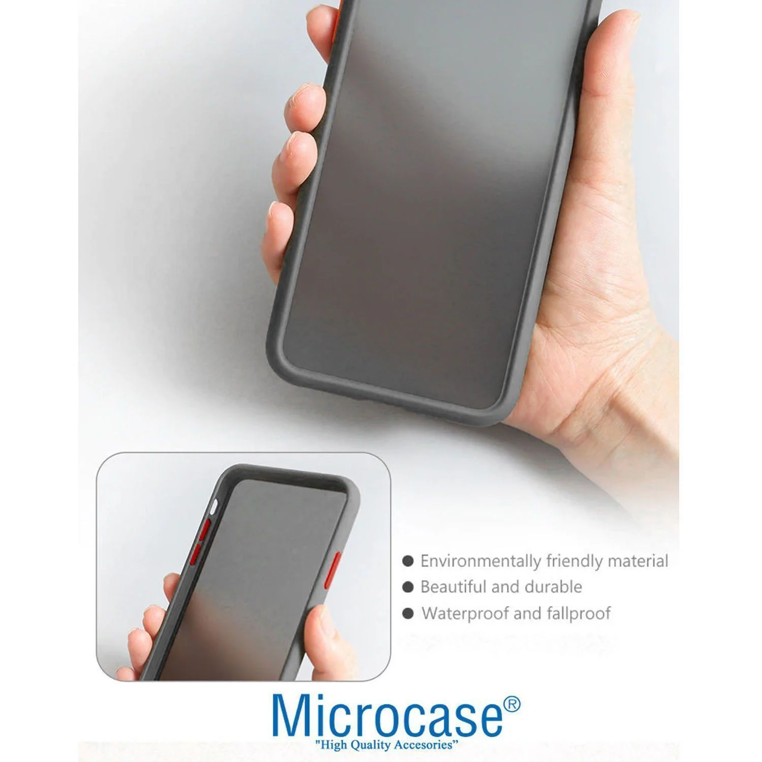 Microcase Huawei Pura 80 Pro / Huawei Pura 80 Pro Plus London Serisi Darbeye Dayanıklı Kılıf - Siyah Al3415