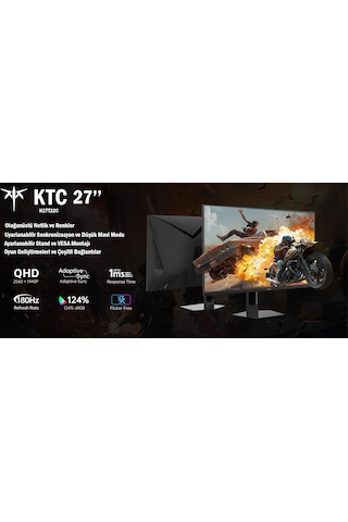H27t22c 27''180hz Hdmı Displayport Fhd Freesync Qhd Fast Ips Mon