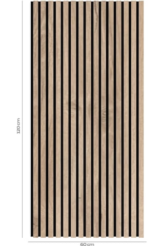 Akupanel 60x120 Cm Flex Meşe Dekoratif Akustik Ahşap Duvar Paneli Meşe
