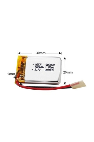 Flybuy 2 Adet 902030 500mah Li-polimer Pil Değişimi, Tam Uyumlu, Kullanım Talimatları İçerikli