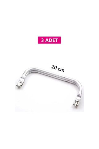 Hrşytrend Gizli Metal Çanta Bursu 3 Adet - 20 Cm - Metal Çanta Aparatı Çanta Aksesuarı Çok Renkli