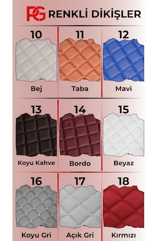 Renault Reno Açık Gri 8d Deri Tam Kaplama Havuzlu Oto Bagaj Havuzu