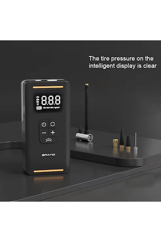 Teltree 7.4v Akıllı Kablosuz Araç Lastik Pompa - Bisiklet Topu Hava Atma, Işık Ve Uyarı Işığı Fonksiyonlu 120w Abs材质