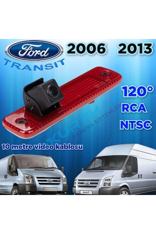 2006-2013 Arası Ford Transit Fren Lambası Arka Görüş Kamerası 12v