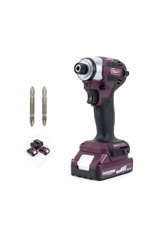 Dawreek Akülü Torklu Vidalama/Somun Sıkma Makinesi - Mor