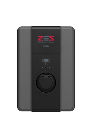 Vestel Elektrikli Araç Şarj İstasyonu Evc04 Zes4-ac22 Opt2 22kw Soketli Siyah