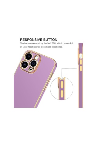 Teknomoda Xiaomi Mi 11t Pro 5g Kılıf Kenarları Gold Kamera Korumalı Renkli Pastel Silikon