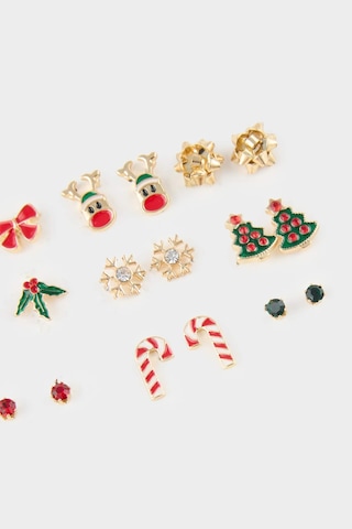 Defacto Kadın Yılbaşı Temalı 9lu Küpe F7411axnskr1 Diğer