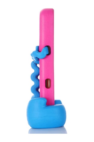 Mini 4 Mkst Eva Boxer Tablet Silikon - Pembe Koyu Arka Kapak