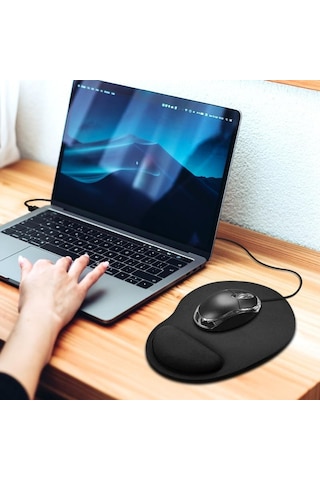 Yeşil Fonken Mouse Pad Ergonomik Rahat Bilek Dinlenme Mouse Pad Bilgisayar Masası Dizüstü Dizüstü Oyun Mousepad'leri