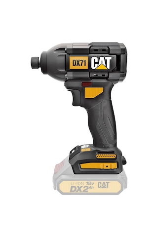 CAT DX71B 18V 215 Nm Kömürsüz Profesyonel Şarjlı Darbeli Tornavida Akü Hariç