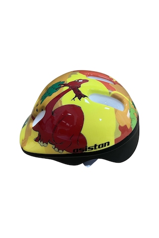 Asistan Mv6-2 Dino Xs 44-48cm Çocuk Bisiklet Kaskı Çok Renkli