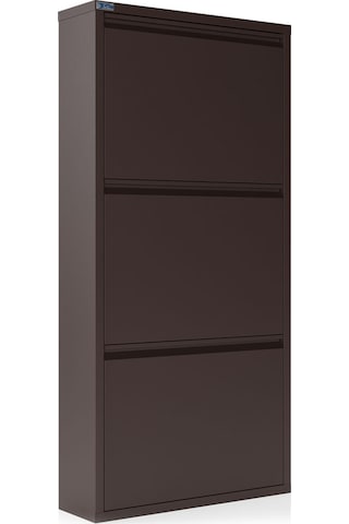 Ceha 3'lü Metal Ayakkabılık - Kahverengi K.AYK-3 /AB8317 Kahverengi