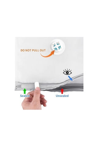 Unimarket Vakumlu Saklama Torbaları, Yerden Tasarruflu Çantalar, Yatak Takımları Için Vakumlu Torbalar Yorgan Yastıklar, Vakumlu Saklama Torbaları, Tasarruflu Dfspd7