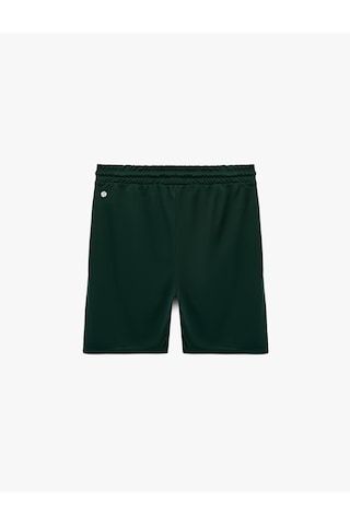 Koton Beli Bağcıklı Cepli Bermuda Spor Şort Yeşil 6sam40118nk