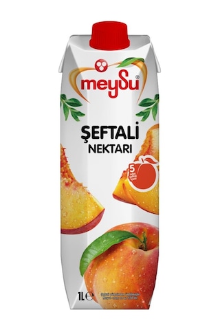 Meysu Şeftali Nektarı 1 Lt X 6 Adet