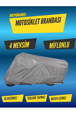 Dolphinangel Rks City-bike Elektrikli Miflonlu Premium 4 Mevsim Koruma Gri