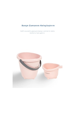 Babyjem Elegant Kova & Maşrapa Set Pembe
