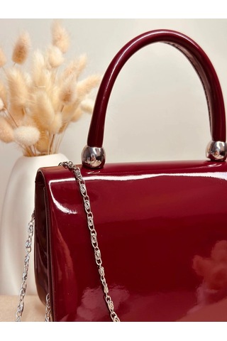 Elora Atelier Elora Gloss Bordo Çanta Çok Renkli