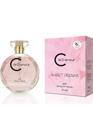 Cle D'Amour Sweet Dreams Women Vegan EDP Kadın Parfüm Çiçeksi 3 x 50 ML