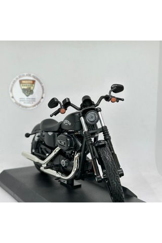 Harley Iron 883 Cruiser Chopper 1:12 Diecast Motosiklet Model Oyuncak