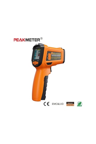 Peakmeter Pm6530D Dijital Infrared Termonetre ve Nem Ölçer
