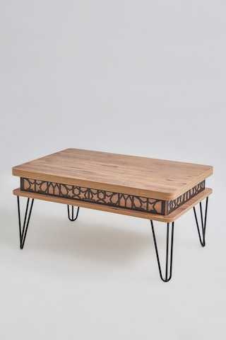 Melek Model Akıllı Sehpa Metal Ayaklı Lüx Model Sehpa