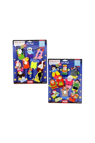 2 Set - 20 Parça Tox Masal Kahramanları ve Uçan Hayvanlar Parmak
